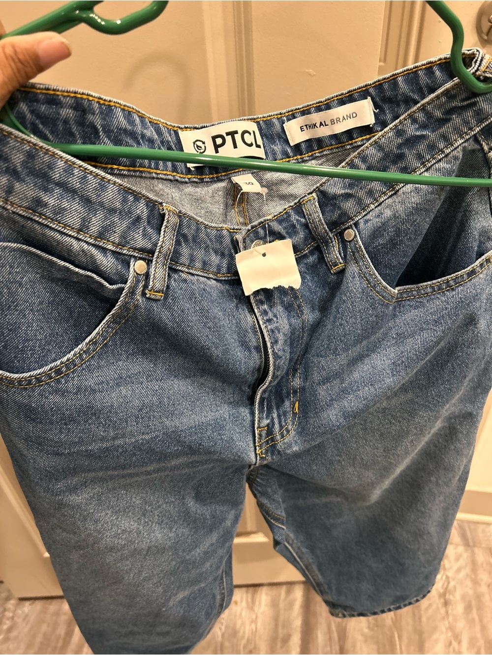 TCL Relaxed-Fit Light Blue Denim Jean Jorts